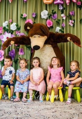 Аниматоры Маша и Медведь