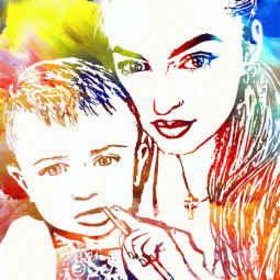 флип флоп портрет