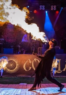 Фаер шоу на детский праздник