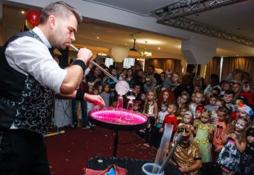 Шоу мыльных пузырей