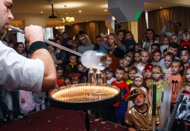 Шоу мыльных пузырей