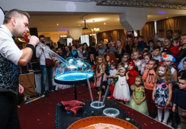 Шоу мыльных пузырей