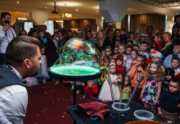 Шоу мыльных пузырей