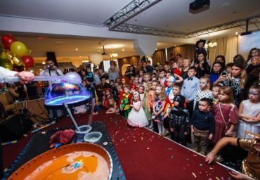 Шоу мыльных пузырей