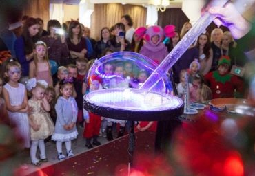 Шоу мыльных пузырей