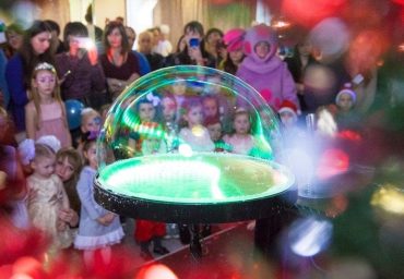 Шоу мыльных пузырей