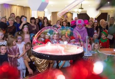 Шоу мыльных пузырей