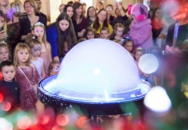 Шоу мыльных пузырей